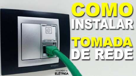 Como instalar TOMADA DE REDE RJ45