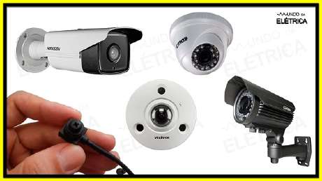 Câmeras de segurança - tipos e características!